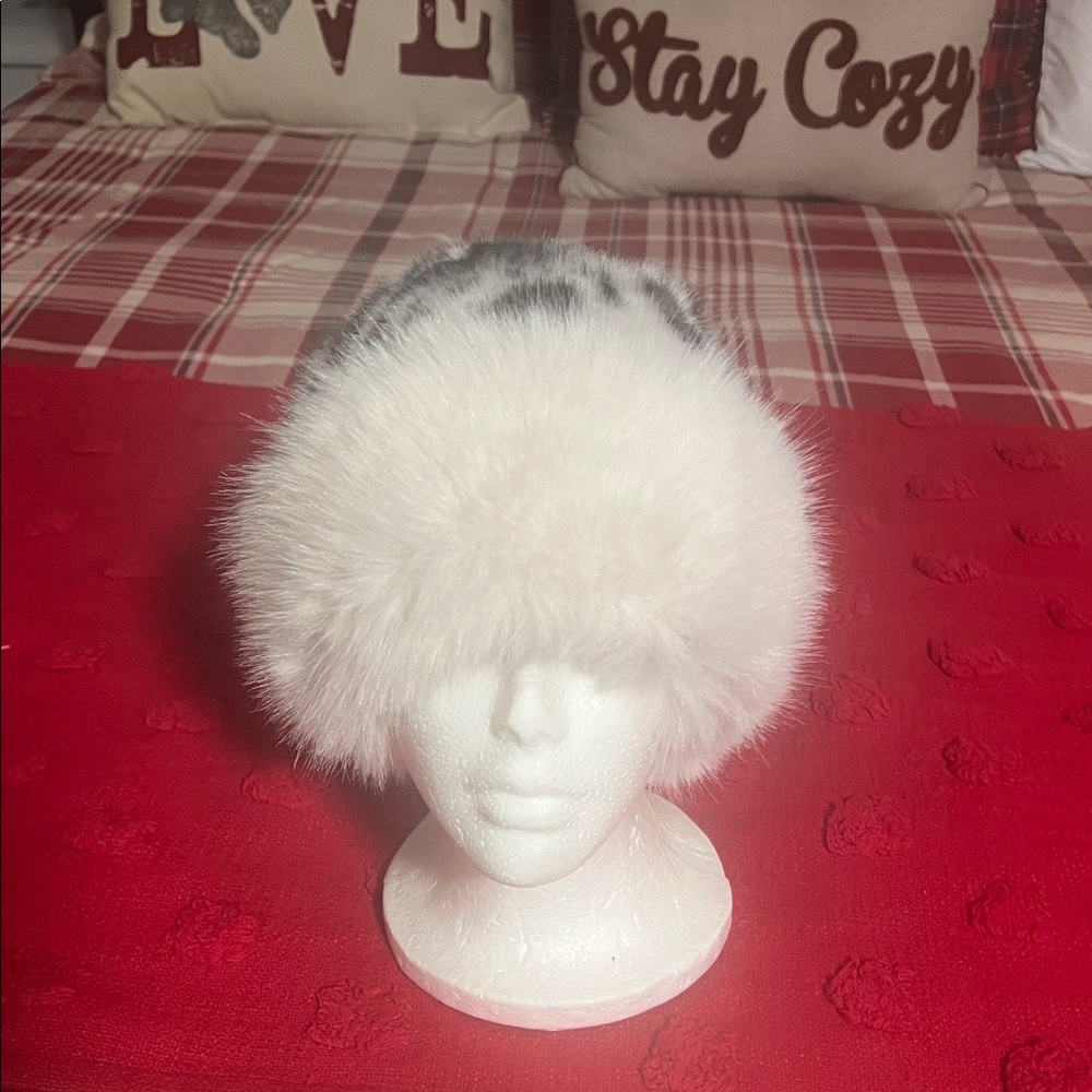 Elegant White Fur Hat